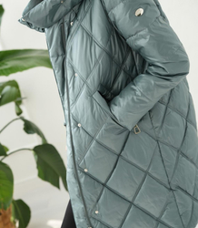 Teplý dámský zimní kabát Quilted Insulated MELANIA