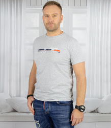 Pánské tričko s krátkým rukávem a sportovním potiskem