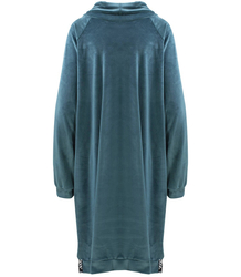 Šaty Velurová mikina s nápisem