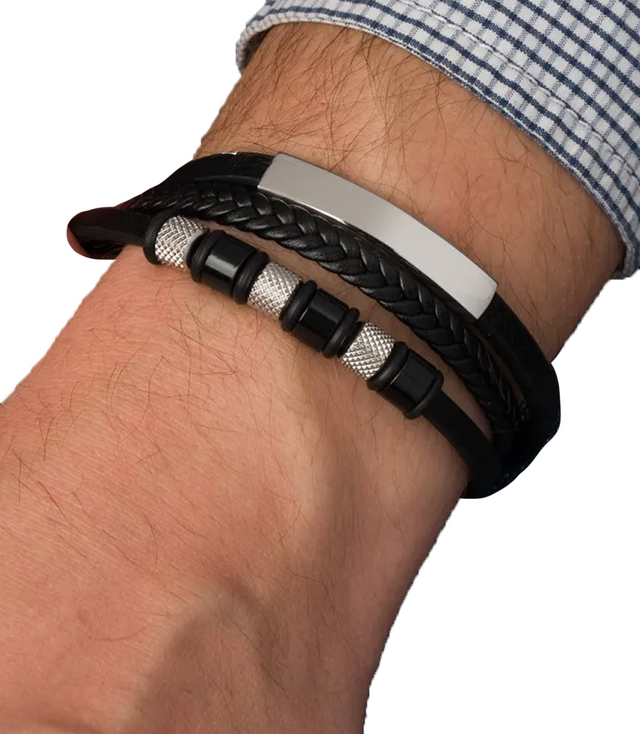 Pánské náramky ideální pro dárek pletené