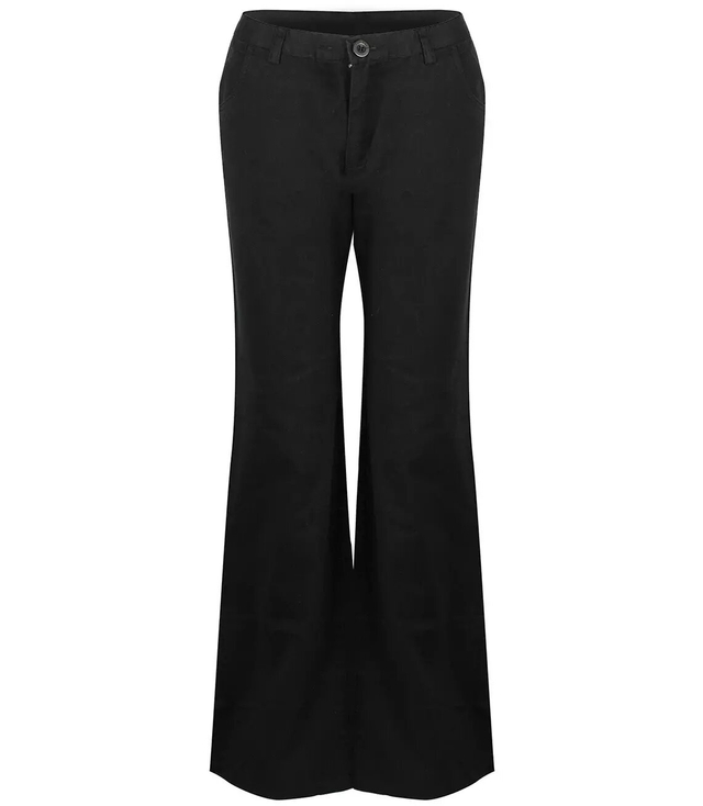 Dámské džíny s nízkým náběhem a výšivkou z džínoviny