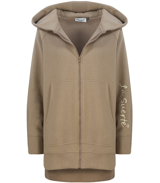 Teplá silná BLUZA s rozparkem