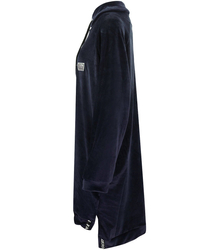 Šaty Velurová mikina s nápisem