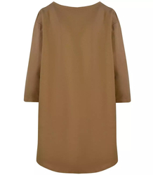 Nadměrná blůza blouson s dlouhou zadní kapsou