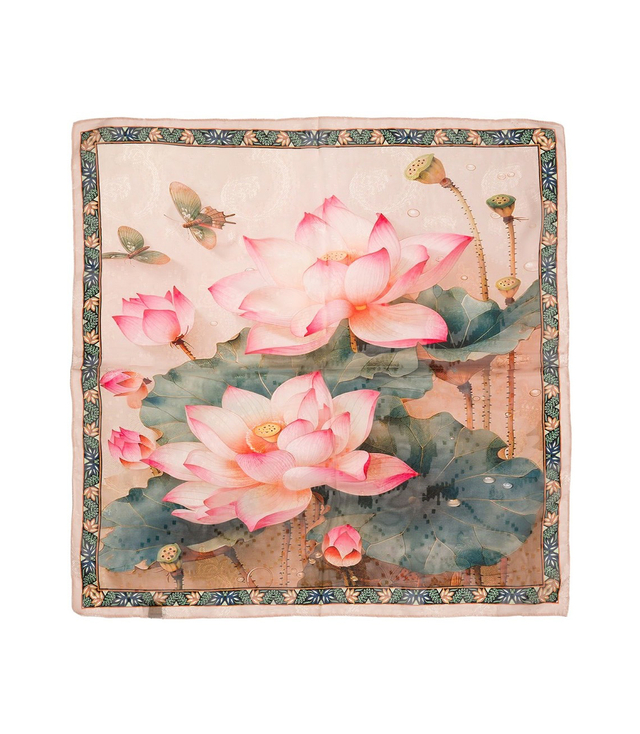 Elegantní dámská šála s šíleným vzorem 70x70