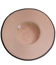 Elegantní dámský slaměný klobouk se stuhou