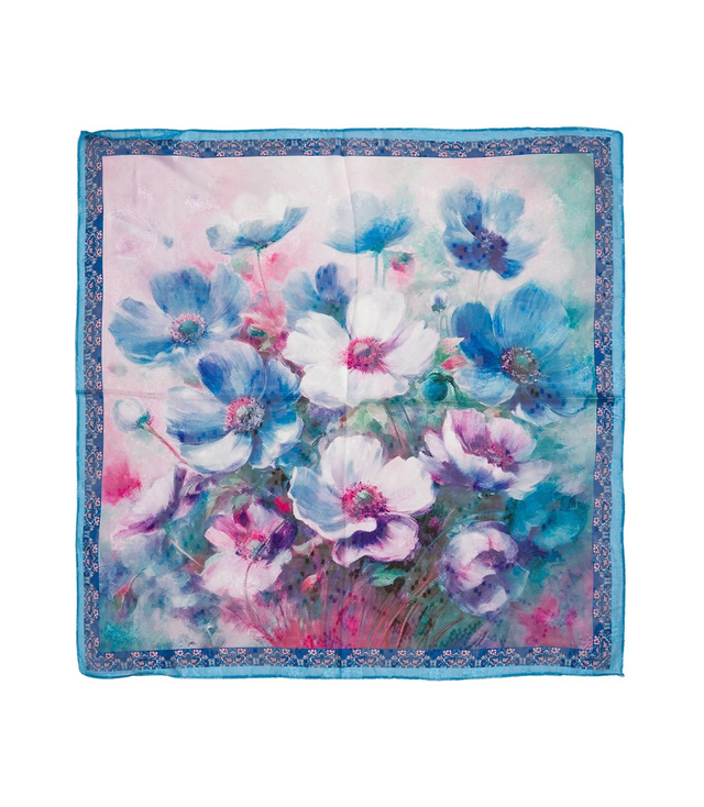 Elegantní dámská šála s šíleným vzorem 70x70