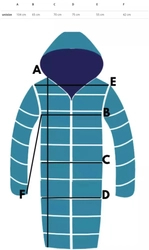 Pláštěnka parka kabát Módní voděodolná