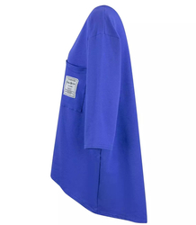 Nadměrná blůza blouson s dlouhou zadní kapsou