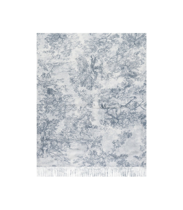 Dámská luxusní šála s květinovým vzorem 180x70