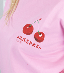 Dámská mikina oversize s potiskem třešní CHERRY PERFECTION