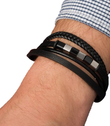 Pánské náramky ideální pro dárek pletené