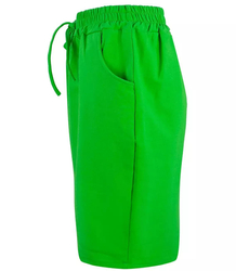 Tepláková sukně elastický pás kapsy mini