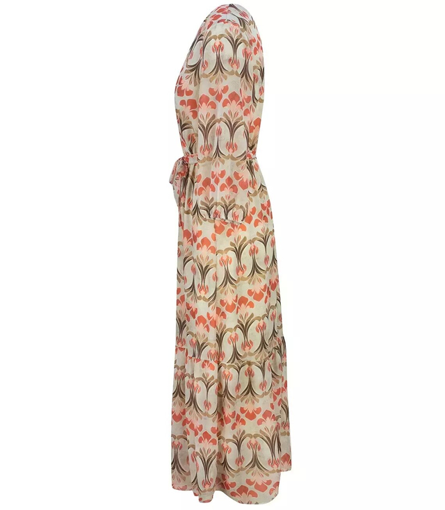 Vzdušné šaty s celoplošným pruhem