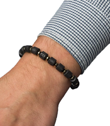 Pánský náramek s přírodními kameny