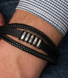 Pánské náramky ideální pro dárek pletené