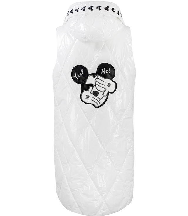 Dlouhá prošívaná kapuce bez rukávů MICKEY MOUSE