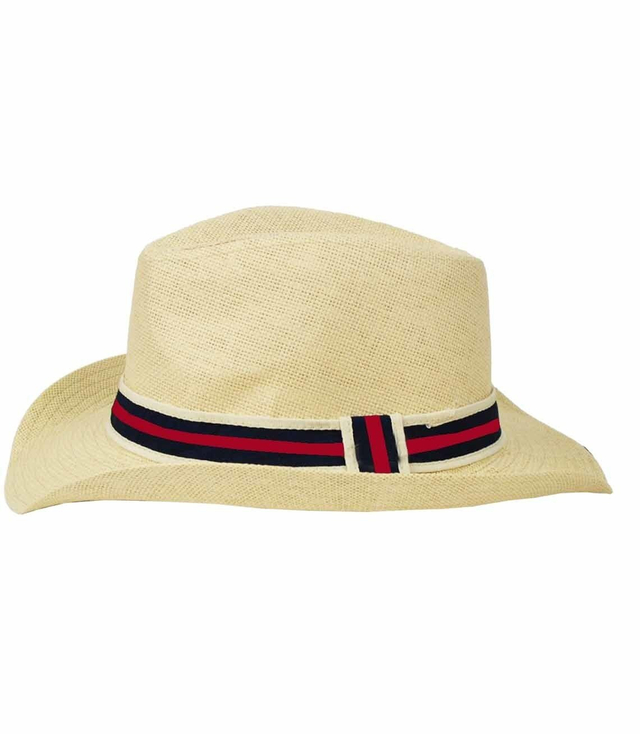 Pánský stylový venkovský slaměný klobouk