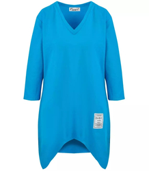 Nadměrná halenka asymetrický spodní díl