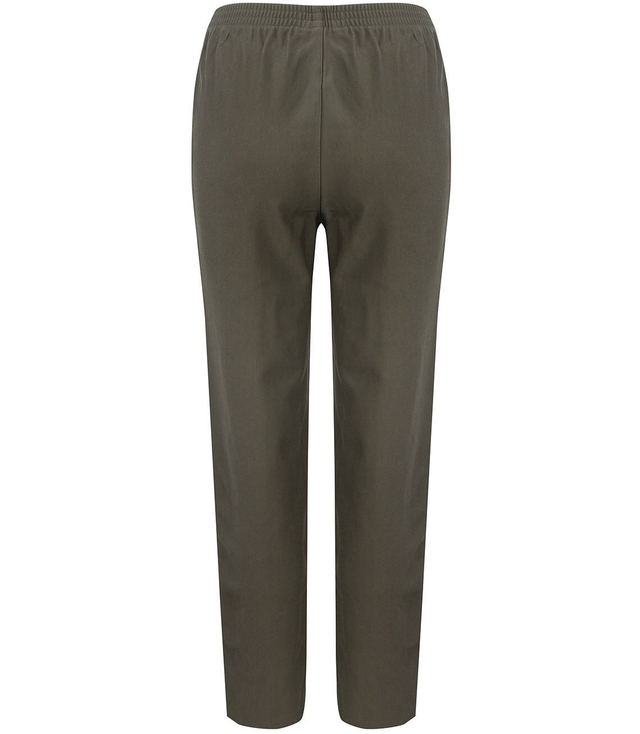 Pohodlné kalhoty s elastickým pasem zimní