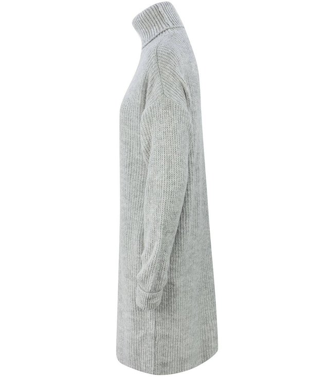 Jednobarevný pletený svetr šaty GOLF