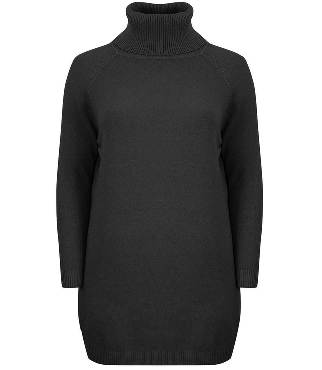 Volné pletené šaty Golf Vlna + VELIKOST