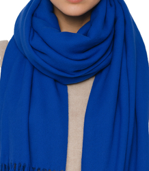 Měkká velká šála s třásněmi klasická