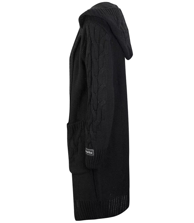 Kardigan Dlouhý tlustý svetr Kostkovaná vlna