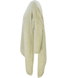 Teplý asymetrický svetr SEREK s vlnou