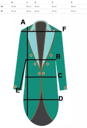 Teplý zimní kabát FUTRO CURTAIN