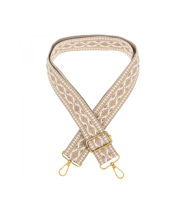 Módní pletený široký popruh kabelky nastavitelný