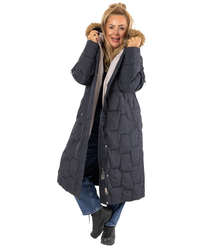 Dlouhá prošívaná zimní bunda URBAN LONG PUFF