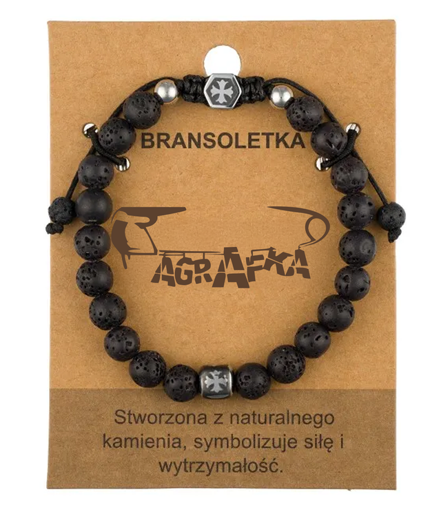 Pánský náramek s přírodními kameny