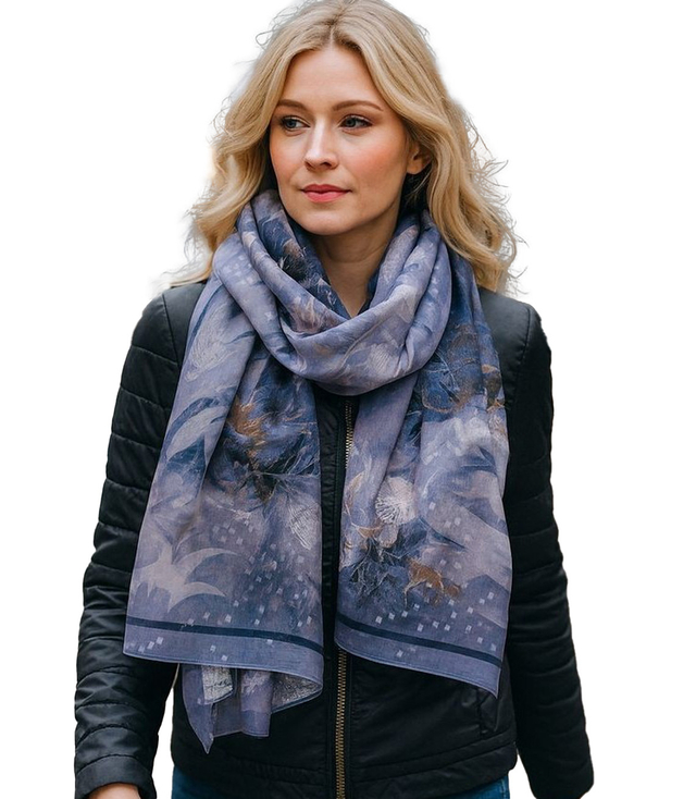 Dámský vzorovaný šátek 70x180