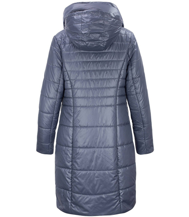 Dámský dlouhý elegantní prošívaný zateplený kabát AMELIA