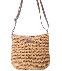 Letní malá boho pletená taška přes rameno