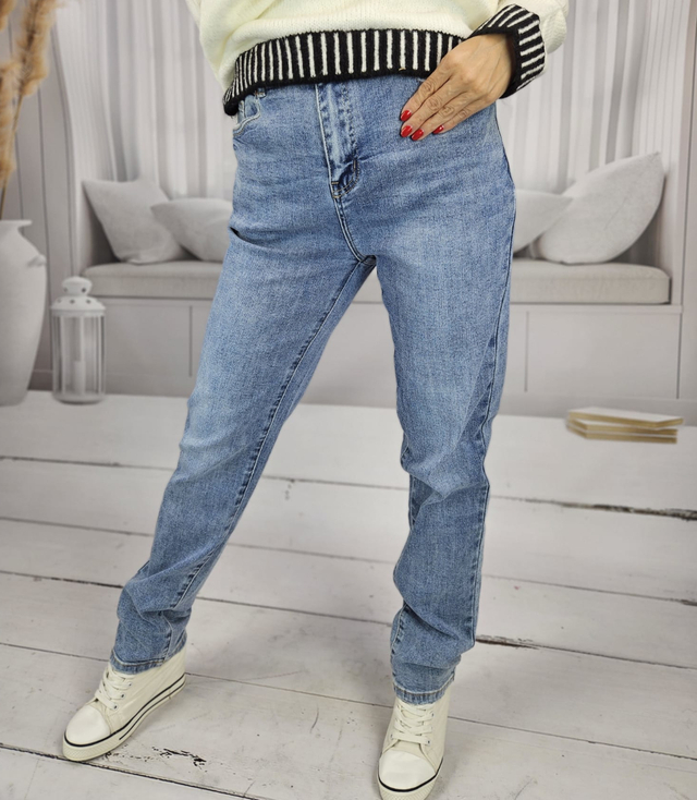 Dámské džínové kalhoty Classic jeans light blue CALLIE