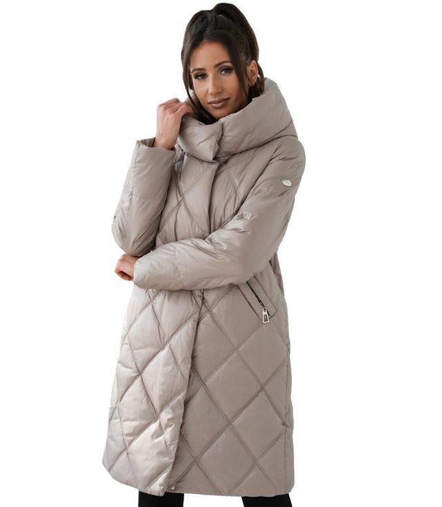 Teplý dámský zimní kabát Quilted Insulated MELANIA