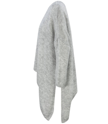 Teplý asymetrický svetr SEREK s vlnou