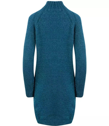 Pletené šaty s rolákem a vlněným rolákem