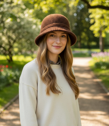 Dámský kostkovaný klobouk