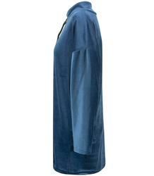 Volná velurová tunika PLUS SIZE