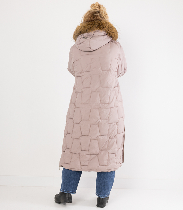 Dlouhá prošívaná zimní bunda URBAN LONG PUFF