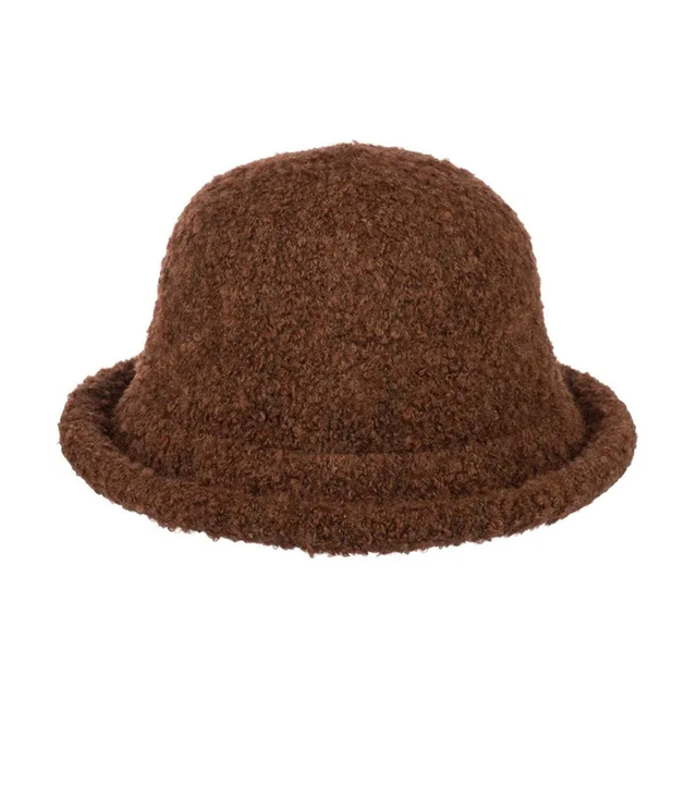 Dámský klobouk z měkké plyšové látky