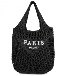 PARIS MILANO letní pletená taška přes rameno