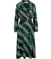 Elegantní šaty Krásné s páskem Obálkový výstřih LUNA