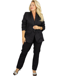 Dámský elegantní a večerní oblek z flitrů