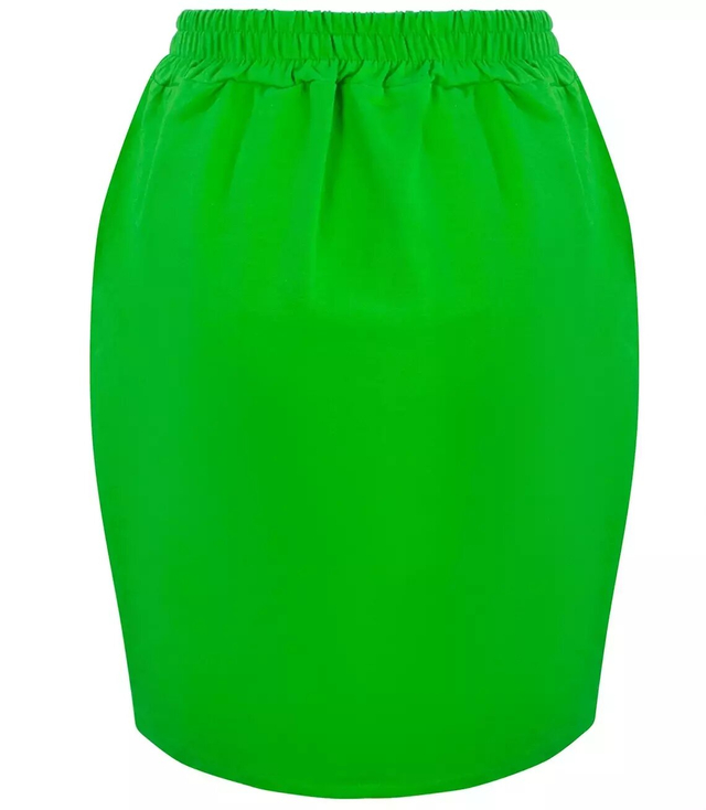 Tepláková sukně elastický pás kapsy mini