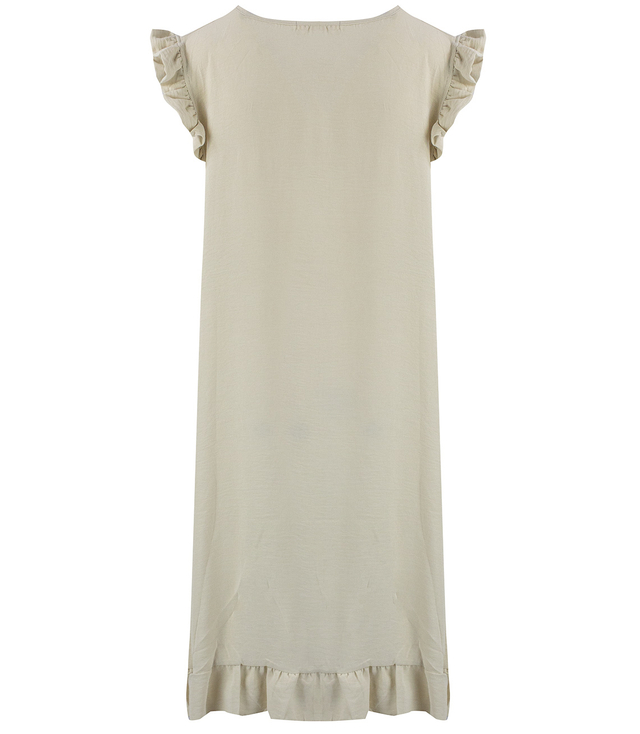 Volné letní midi šaty oversize s volány, HONEY