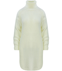 Jednobarevný pletený svetr šaty GOLF